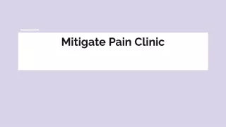 Best ozone therapy doctor in Nagpur-Mitigate Pain Clinic