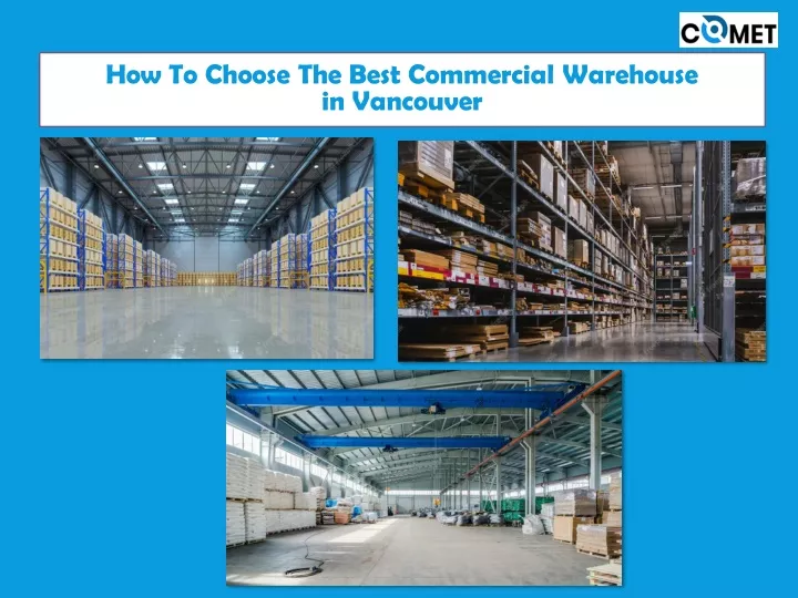 how to choose the best commercial warehouse
