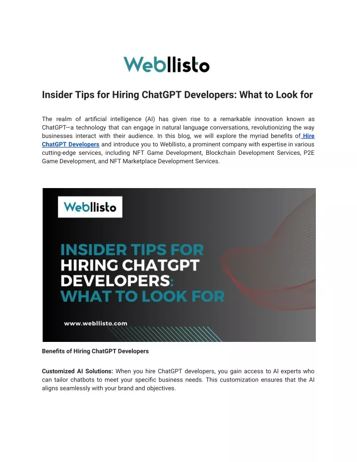insider tips for hiring chatgpt developers what