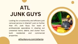 Junk Removal in Atlanta GA