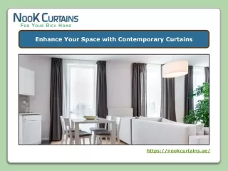 Enhance Your Space with Contemporary Curtains