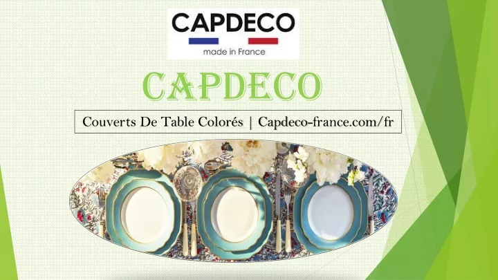 capdeco couverts de table color s capdeco france
