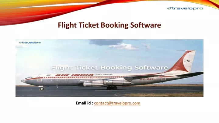 flight ticket booking software