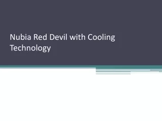 nubia red devil with cooling technology