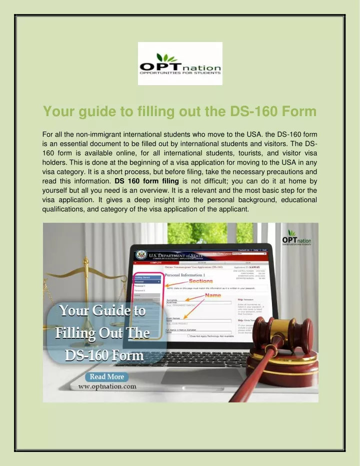 your guide to filling out the ds 160 form