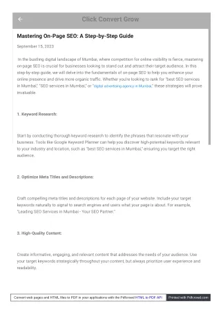 click convert grow