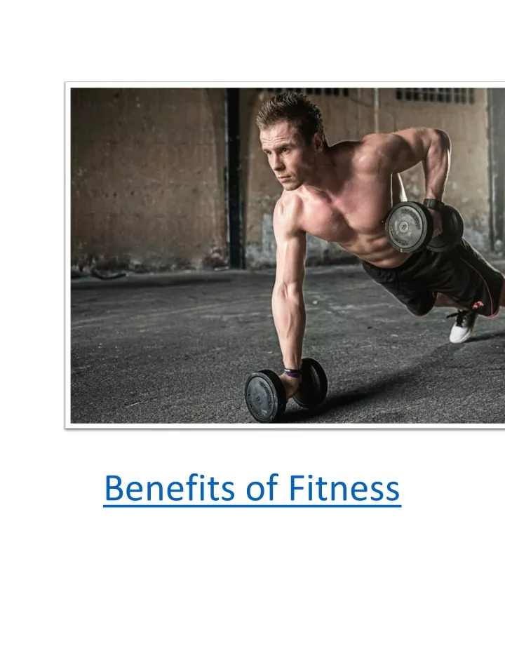 benefits of fitness