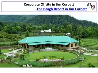 The Baagh Resort Jim Corbett