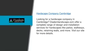 Hardscape Company Cambridge Diademlandscape.com