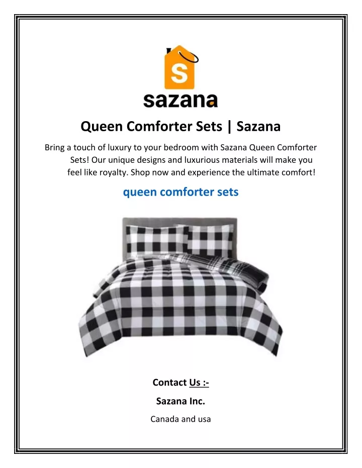 queen comforter sets sazana