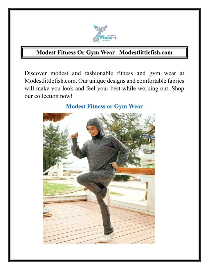 modest fitness or gym wear modestlittlefish com