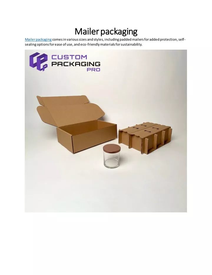 mailer packaging mailer packaging