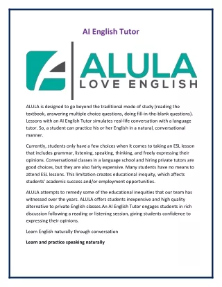 ai english tutor