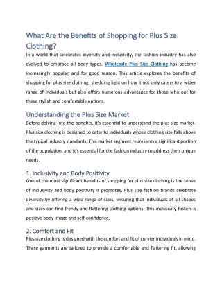 What Are the Benefits of Shopping for Plus Size Clothing.docx