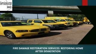 Fire Damage Restoration Services in Chattanooga - Restoring Your Property After Disasters