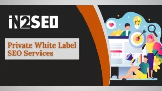Private White Label SEO Services - In2SEO