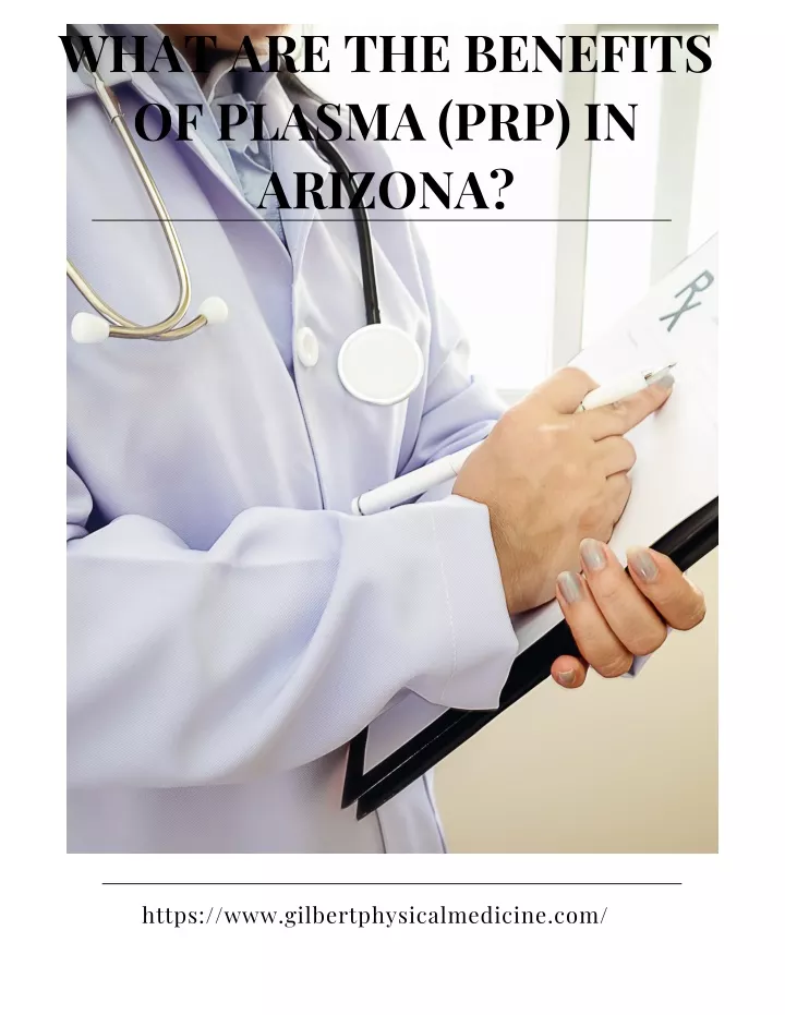 what are the benefits of plasma prp in arizona