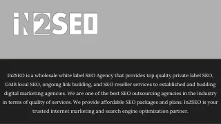 Buy SEO Services - In2SEO