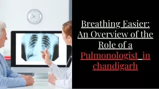 Chest & Lungs Care : Pulmonologist in Chandigarh