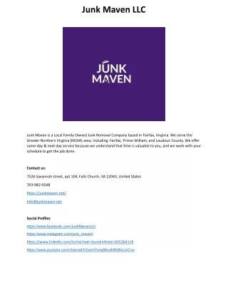 junk maven llc