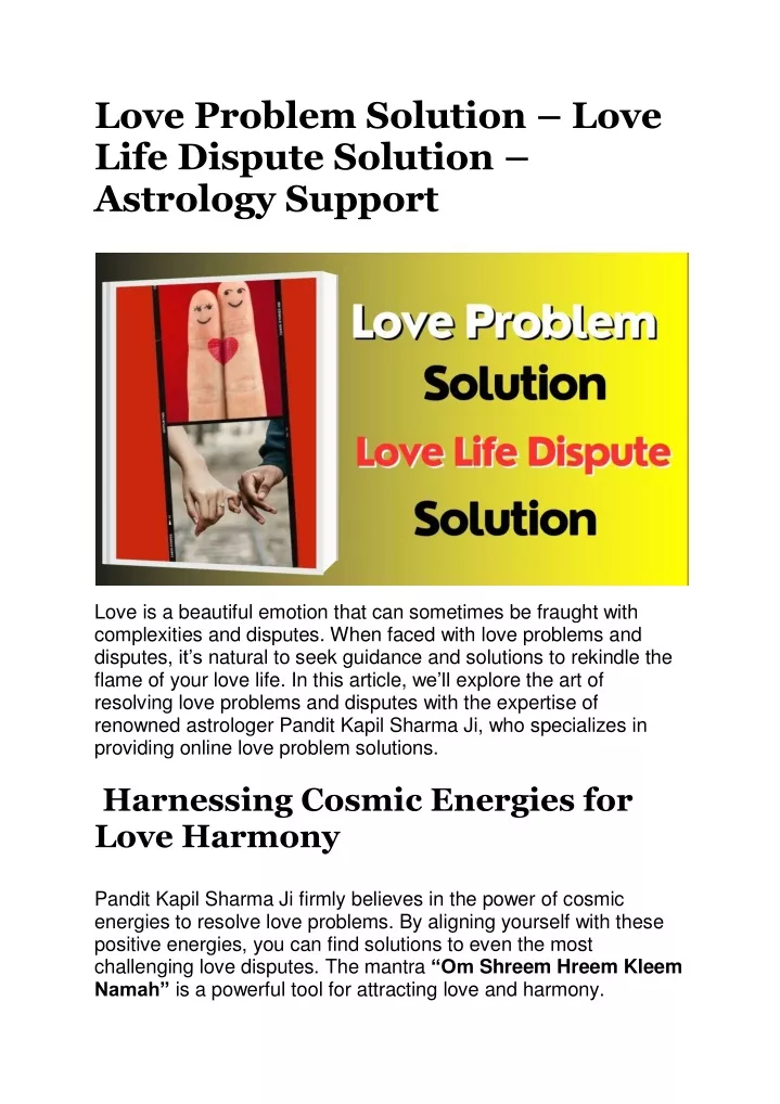 love problem solution love life dispute solution