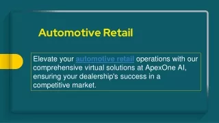 Automotive Retail