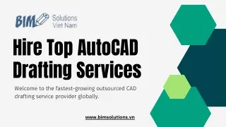 Hire Top AutoCAD Drafting Services