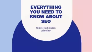 Everything you need to know about SEO