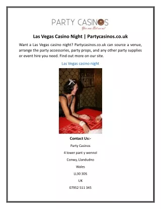 Las Vegas Casino Night | Partycasinos.co.uk