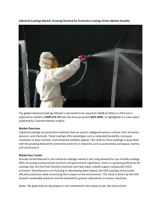 Industrial Coatings Market