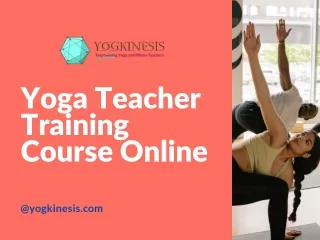 Yoga Teacher Training Course Online