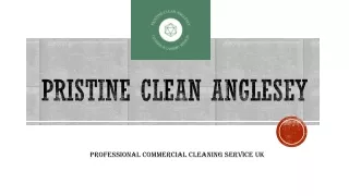 Professional Commercial Cleaning Service Uk | Monpristineclean.co.uk