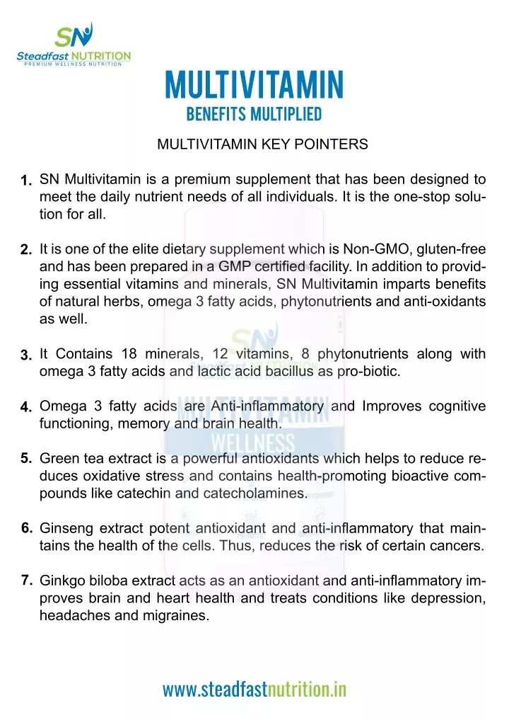 multivitamin benefits multiplied