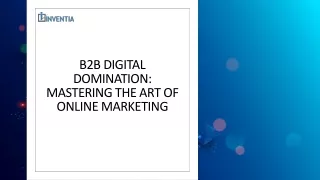 Digital Marketing for b2b