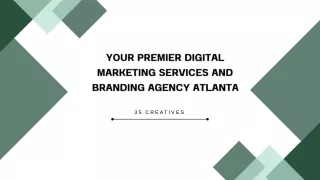 Your Premier Digital Marketing Services and Branding Agency Atlanta
