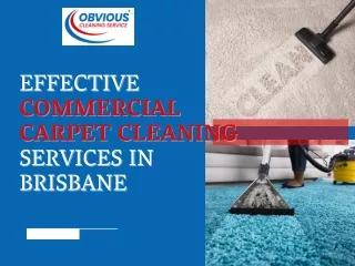 Effective Commercial Carpet Cleaning Services in Brisbane
