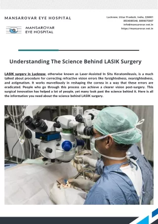 Understanding The Science Behind LASIK Surgery