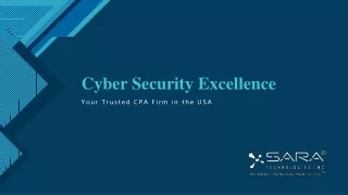 Cyber Security Excellence our company commitment