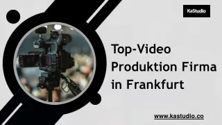 Top-Video Produktion Firma in Frankfurt