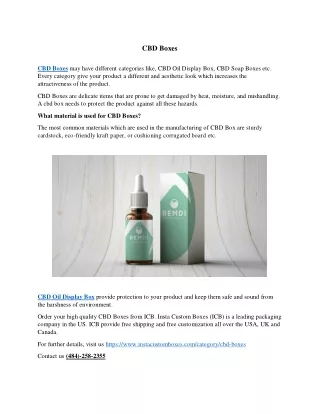 cbd boxes