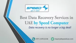 Data Recovery Services in UAE by SpeedComputers