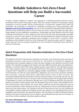 A Tree Trial Salesforce Net Zero Cloud Accredited Professional Exam Salesforce-N