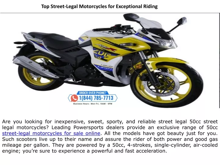 top street legal motorcycles for exceptional