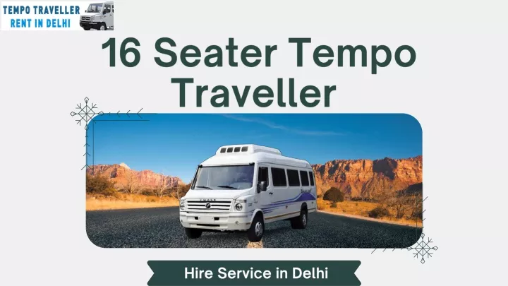 16 seater tempo traveller