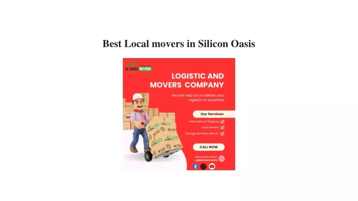 best local movers in silicon oasis