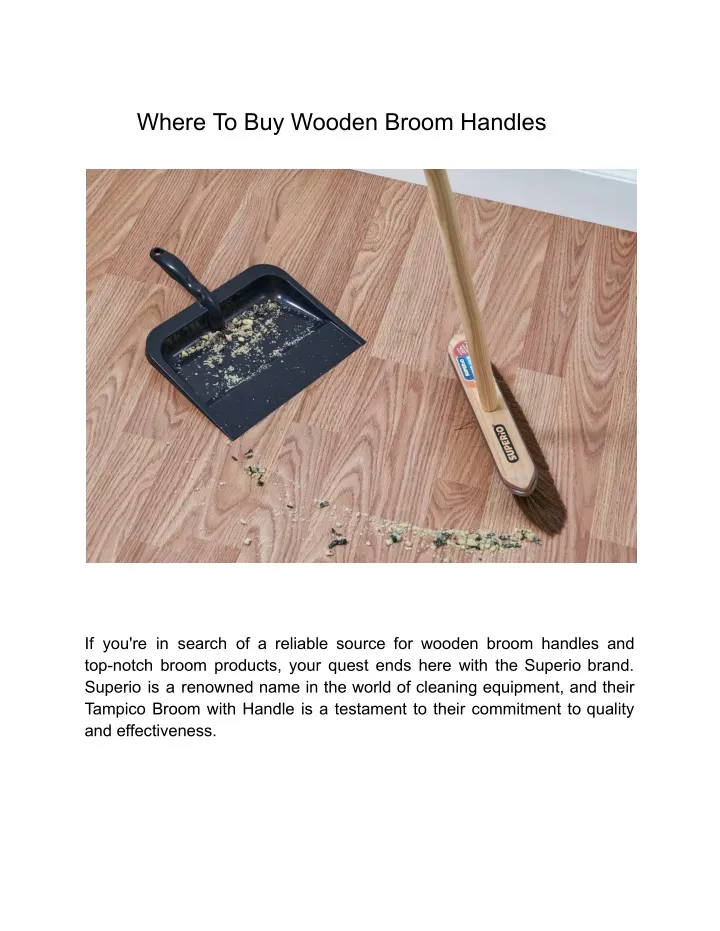 where to buy wooden broom handles