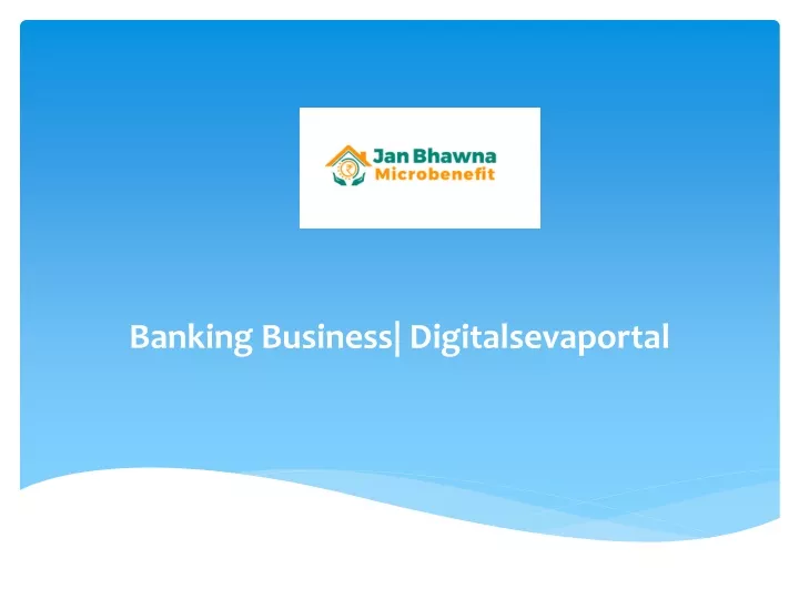 banking business digitalsevaportal