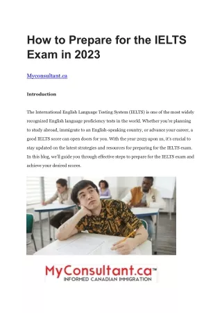 How to Prepare for the IELTS Exam in 2023