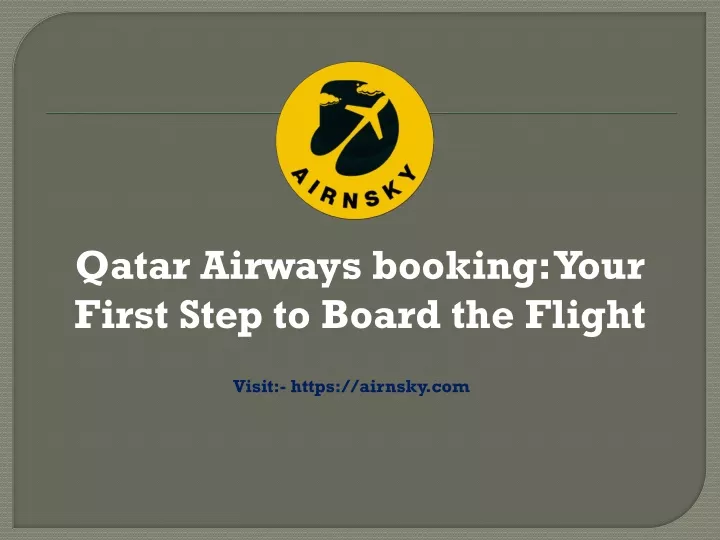 qatar airways booking your first step to board