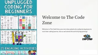 Welcome to The Code Zone - Coding for Beginners Website